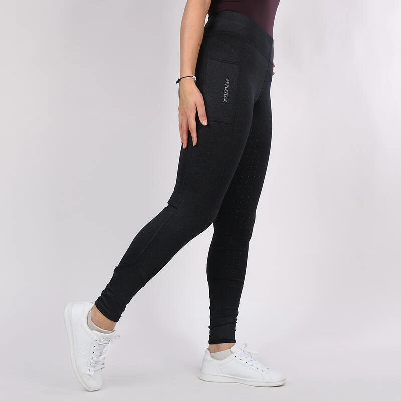 Legging D'Équitation Shining Full Grip Epplejeck Bleu Foncé 3 Legging D'Équitation Shining Full Grip Epplejeck Bleu Foncé – Image 3