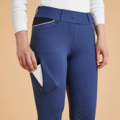 Legging équitation Jump Grip Femme - 900 Bleu Turquin 10 Legging équitation Jump Grip Femme - 900 Bleu Turquin -Fournitures Équestres Magasin legging equitation jump grip femme 900 bleu turquin 2