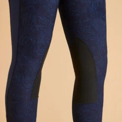 Legging équitation Léger Femme - 100 Bleu Print 14 Legging équitation Léger Femme - 100 Bleu Print -Fournitures Équestres Magasin legging equitation leger femme 100 bleu print 5