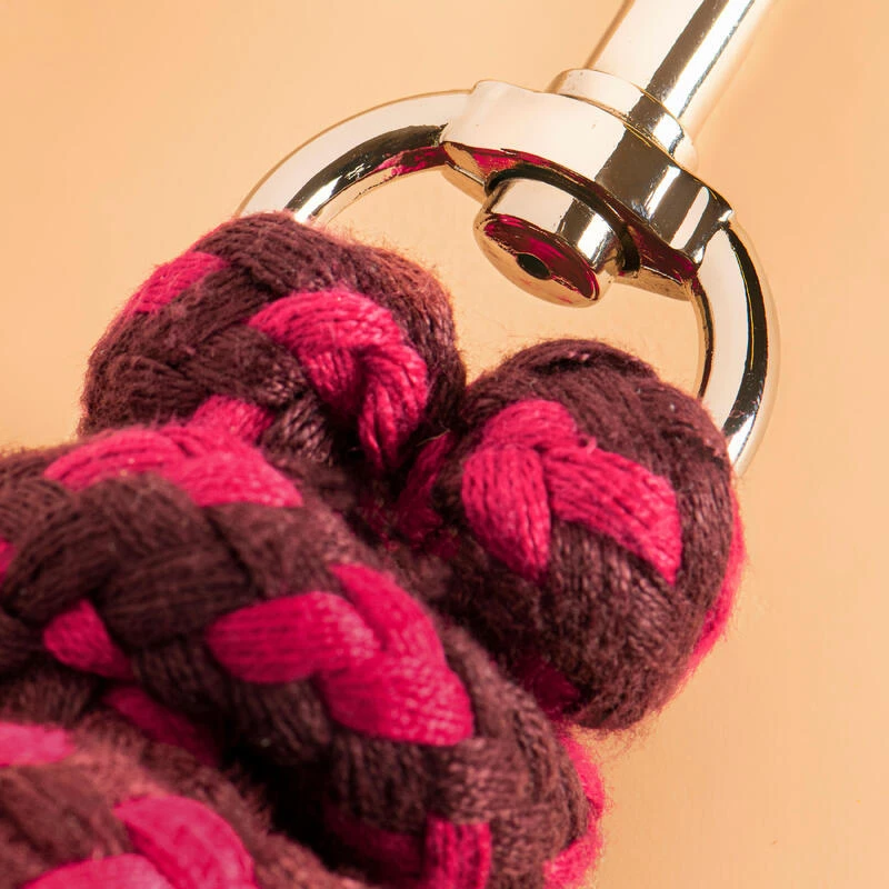 Longe équitation Cheval Et Poney - Tack Bourgogne Et Rose 2 M 3 Longe équitation Cheval Et Poney - Tack Bourgogne Et Rose 2 M – Image 3