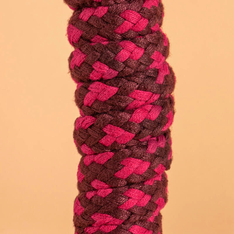 Longe équitation Cheval Et Poney - Tack Bourgogne Et Rose 2 M 4 Longe équitation Cheval Et Poney - Tack Bourgogne Et Rose 2 M – Image 4