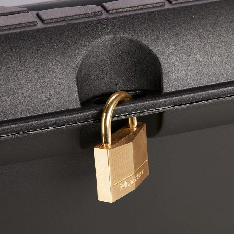 Mallette De Pansage équitation 500 Noir Et Gris 6 Mallette De Pansage équitation 500 Noir Et Gris – Image 6