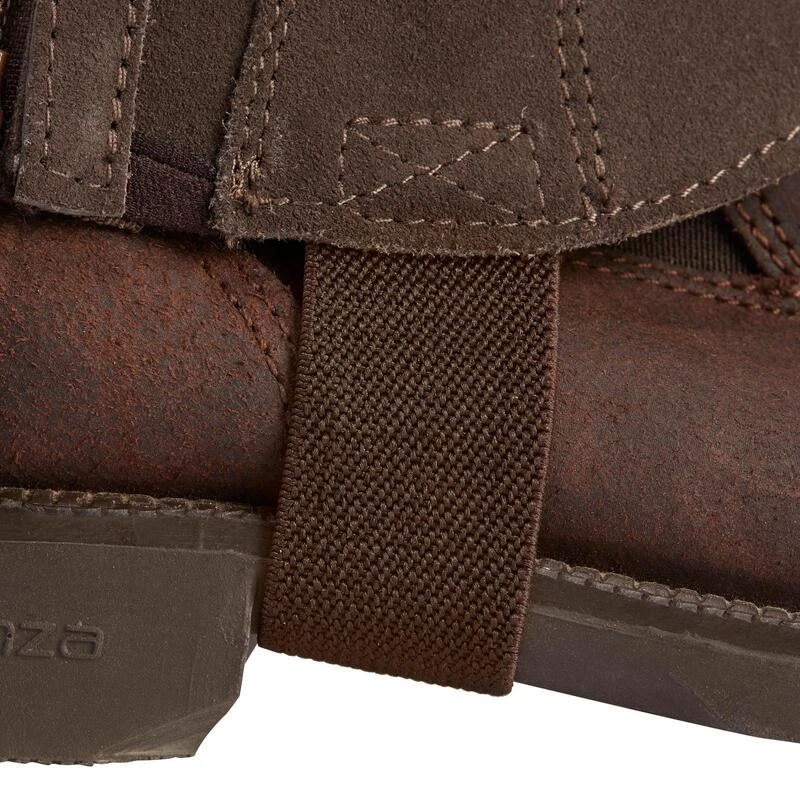 Mini-chaps équitation Adulte SOUFFLET SENTIER Marron 8 Mini-chaps équitation Adulte SOUFFLET SENTIER Marron – Image 8