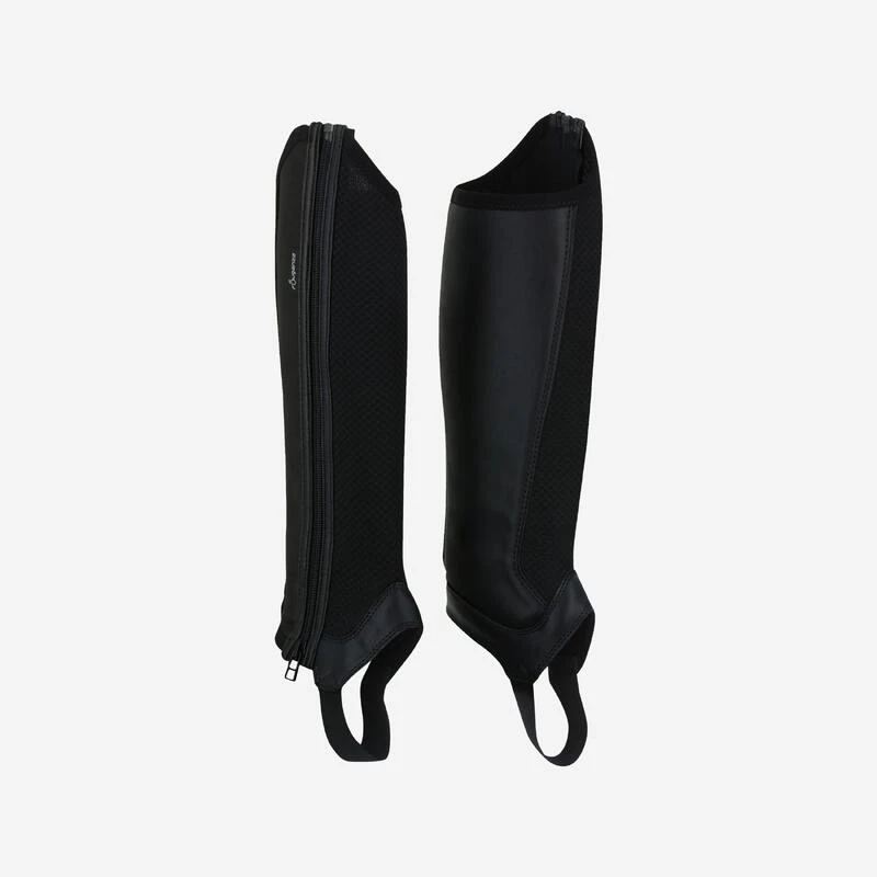 Mini-chaps équitation Mesh Enfant - 100 Noires 2 Mini-chaps équitation Mesh Enfant - 100 Noires – Image 2