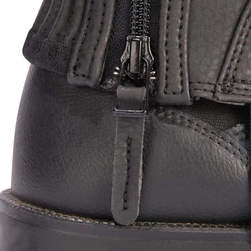 Mini-chaps équitation Soufflet Enfant - 500 Noires 6 Mini-chaps équitation Soufflet Enfant - 500 Noires – Image 6