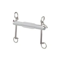 Mors De Bride De Dressage Pour Cheval Double Avec Barre Papillon Souple Et Court