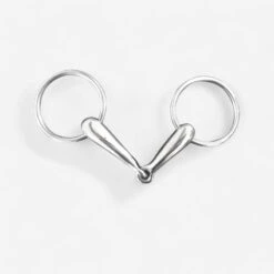 Mors équitation Cheval Et Poney 2 Anneaux Creux En Inox