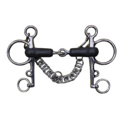 Mors équitation Cheval Et Poney Pelham Brisé Caoutchouc