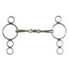 Mors Pessoa 3 Anneaux Pour Cheval Double Joint Horka