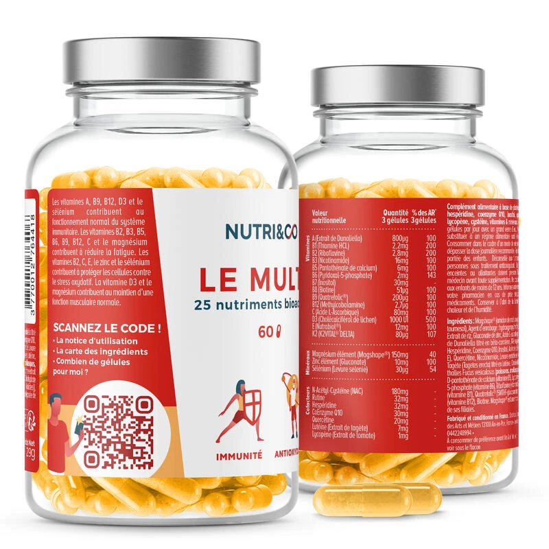 Nutri&Co Le Multi (60 Gélules) 1 Nutri&Co Le Multi (60 Gélules)