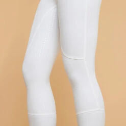 Pantalon Concours équitation Femme BR580 FULLGRIP Assise Complète Silicone Blanc -Fournitures Équestres Magasin pantalon concours equitation femme br580 fullgrip assise complete silicone blanc 5
