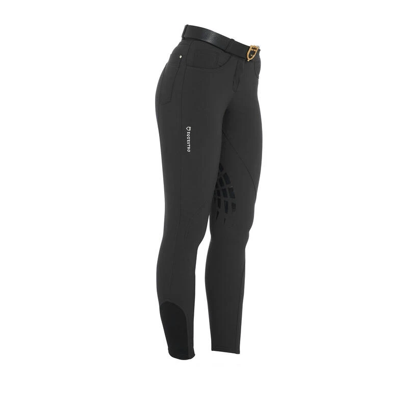 Pantalon D'équitation Femme En Tissu Bi-élastique Avec Grip Genou 2 Pantalon D'équitation Femme En Tissu Bi-élastique Avec Grip Genou – Image 2