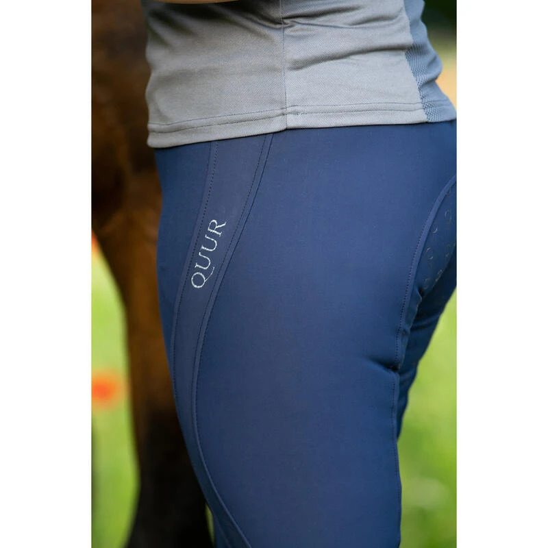Pantalon D'Équitation Highwaist QNeva Full Grip Quur Bleu Foncé 4 Pantalon D'Équitation Highwaist QNeva Full Grip Quur Bleu Foncé – Image 4