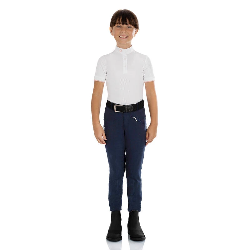 Pantalon D'équitation Jodhpur Enfant En Tissu Technique 4 Pantalon D'équitation Jodhpur Enfant En Tissu Technique – Image 4