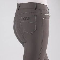 Pantalon D'Équitation QBlayze Full Grip Quur Gris 8 Pantalon D'Équitation QBlayze Full Grip Quur Gris -Fournitures Équestres Magasin pantalon dequitation qblayze full grip quur gris 3