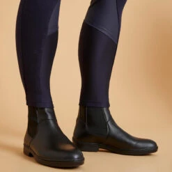 PANTALON DRESSAGE FEMME MARINE 100 -Fournitures Équestres Magasin pantalon dressage femme marine 100 6