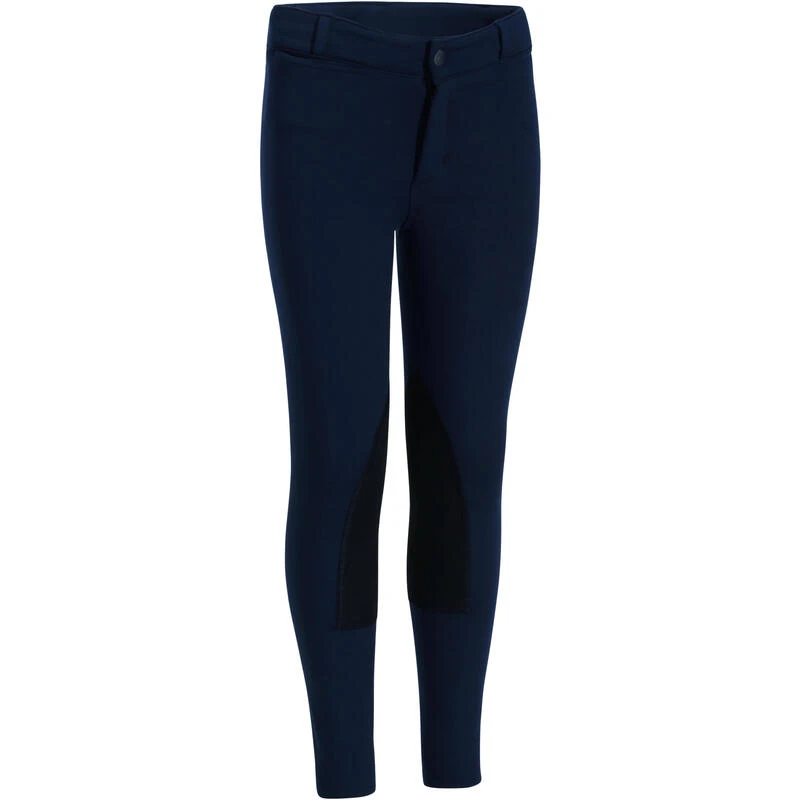 Pantalon équitation Chaud Enfant - 100 Marine 7 Pantalon équitation Chaud Enfant - 100 Marine – Image 7