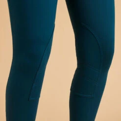 Pantalon équitation Chaud Femme - 100 Bleu Pétrole -Fournitures Équestres Magasin pantalon equitation chaud femme 100 bleu petrole 4