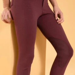 Pantalon équitation Enfant 140 Bordeaux -Fournitures Équestres Magasin pantalon equitation enfant 140 bordeaux 3