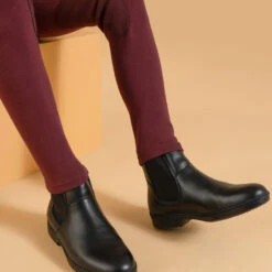 Pantalon équitation Enfant 140 Bordeaux -Fournitures Équestres Magasin pantalon equitation enfant 140 bordeaux 4