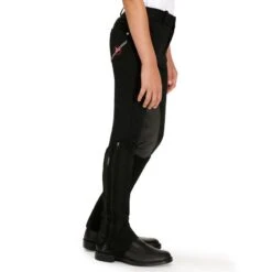 Pantalon équitation Enfant FULLSEAT Noir Et Gris 13 Pantalon équitation Enfant FULLSEAT Noir Et Gris -Fournitures Équestres Magasin pantalon equitation enfant fullseat noir et gris 3