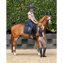 Pantalon équitation Fille Mid Grip QHP Rylee -Fournitures Équestres Magasin pantalon equitation fille mid grip qhp rylee 3