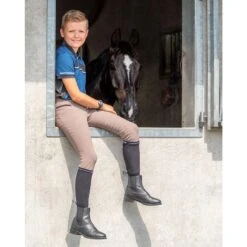 Pantalon équitation Fille Mid Grip QHP Rylee -Fournitures Équestres Magasin pantalon equitation fille mid grip qhp rylee 4