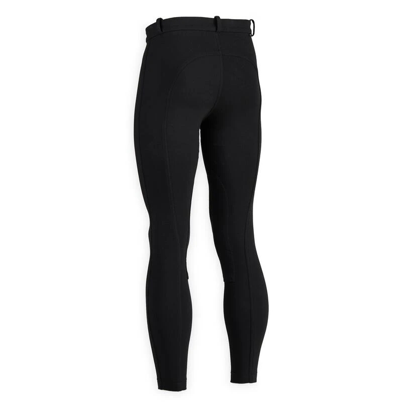 Pantalon équitation Homme 100 Noir 8 Pantalon équitation Homme 100 Noir – Image 8