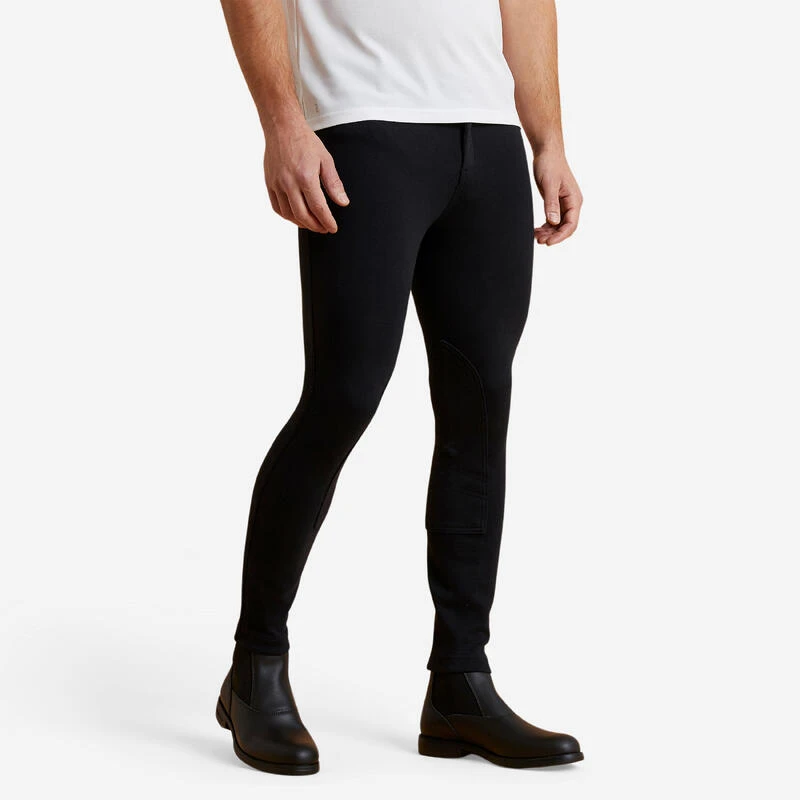 Pantalon équitation Homme 100 Noir 1 Pantalon équitation Homme 100 Noir