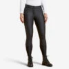 Pantalon équitation Kipwarm Chaud Et Déperlant Femme - 500 Noir