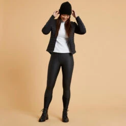 Pantalon équitation Kipwarm Chaud Et Déperlant Femme - 500 Noir -Fournitures Équestres Magasin pantalon equitation kipwarm chaud et deperlant femme 500 noir 2