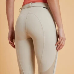 Pantalon équitation Léger Mesh Femme - 500 Beige -Fournitures Équestres Magasin pantalon equitation leger mesh femme 500 beige 4