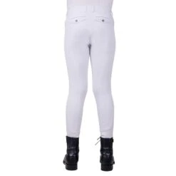 Pantalon équitation Mid Grip Enfant QHP Kae -Fournitures Équestres Magasin pantalon equitation mid grip enfant qhp kae 4