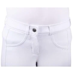 Pantalon équitation Mid Grip Enfant QHP Kae -Fournitures Équestres Magasin pantalon equitation mid grip enfant qhp kae 6