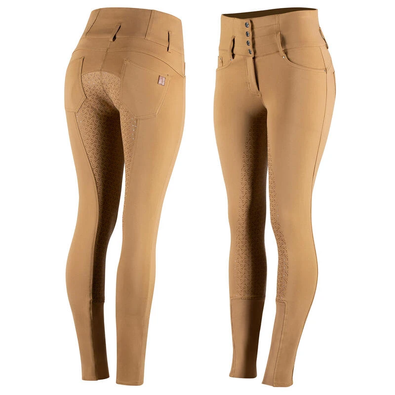 Pantalon équitation Taille Haute Full Grip Femme Horze Tara 1 Pantalon équitation Taille Haute Full Grip Femme Horze Tara
