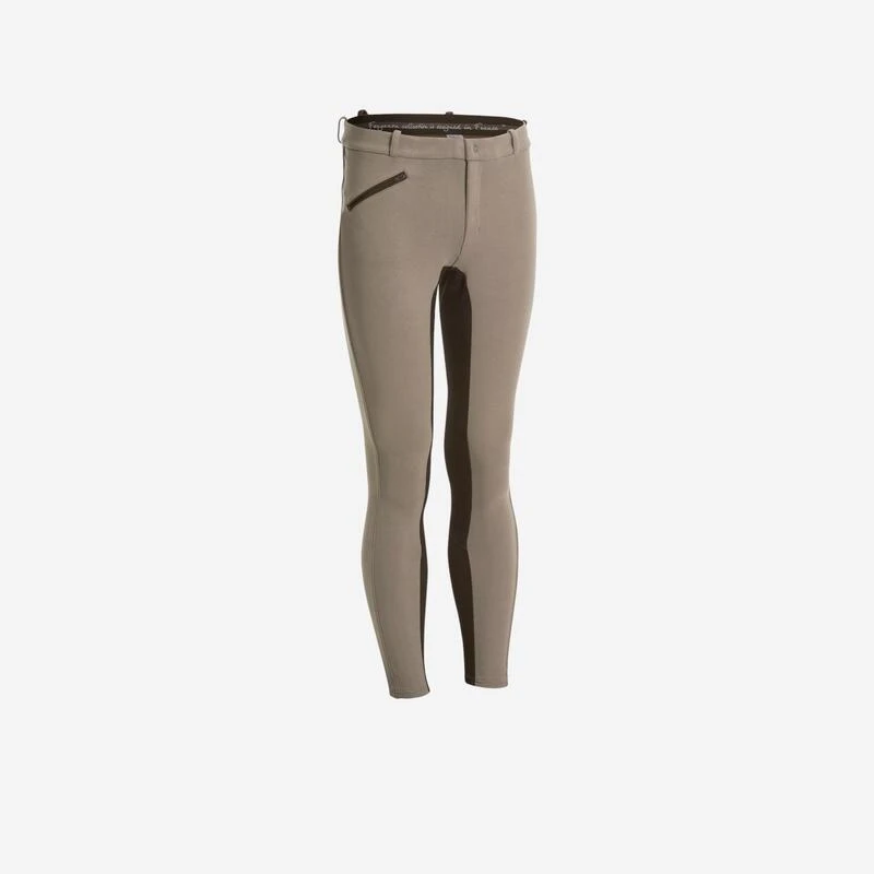 Pantalon Fond De Peau équitation Homme 180 FULLSEAT Marron 1 Pantalon Fond De Peau équitation Homme 180 FULLSEAT Marron