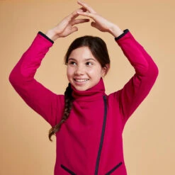 Polaire équitation Enfant - 100 Rose Cardinal 10 Polaire équitation Enfant - 100 Rose Cardinal -Fournitures Équestres Magasin polaire equitation enfant 100 rose cardinal 3