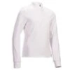 Polo De Concours équitation Manches Longues Chaud Enfant - 500 Blanc