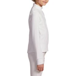 Polo De Concours équitation Manches Longues Chaud Enfant - 500 Blanc 13 Polo De Concours équitation Manches Longues Chaud Enfant - 500 Blanc -Fournitures Équestres Magasin polo de concours equitation manches longues chaud enfant 500 blanc 3