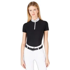 Polo De Concours équitation Manches Longues Femme Vestrum Follonica -Fournitures Équestres Magasin polo de concours equitation manches longues femme vestrum follonica 2