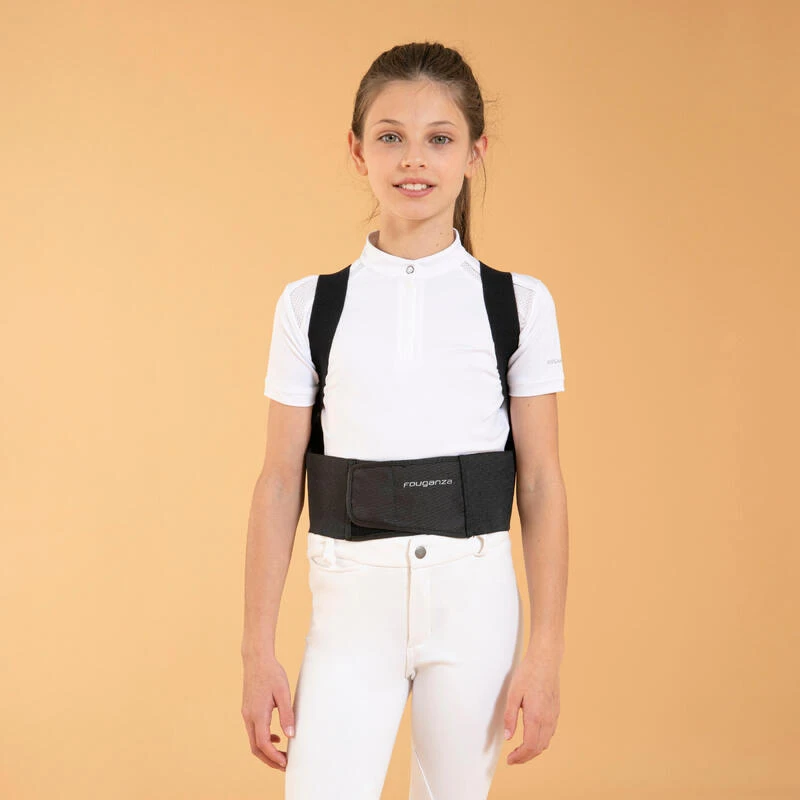Protection Dorsale équitation Enfant - Safety Noir 4 Protection Dorsale équitation Enfant - Safety Noir – Image 4