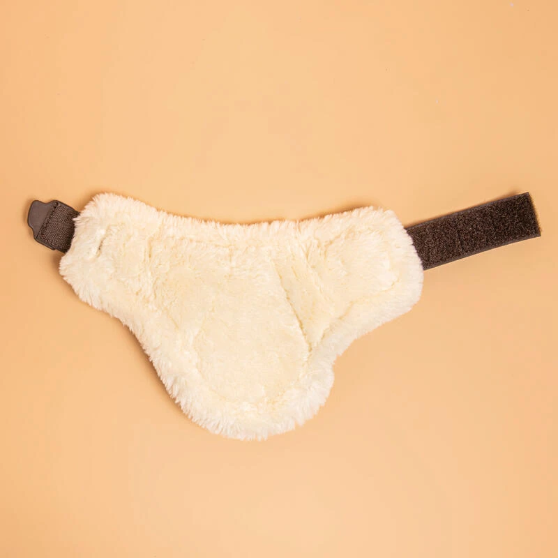 PROTEGE-BOULETS CHEVAL MOUTON SYNTHETIQUE MARRON 580 X2 2 PROTEGE-BOULETS CHEVAL MOUTON SYNTHETIQUE MARRON 580 X2 – Image 2