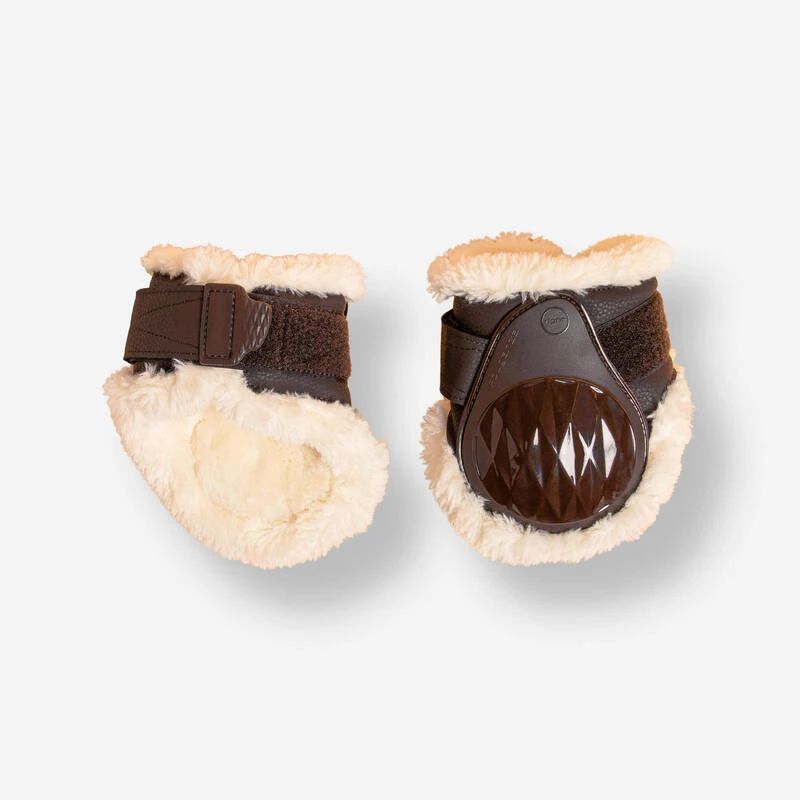 PROTEGE-BOULETS CHEVAL MOUTON SYNTHETIQUE MARRON 580 X2 1 PROTEGE-BOULETS CHEVAL MOUTON SYNTHETIQUE MARRON 580 X2