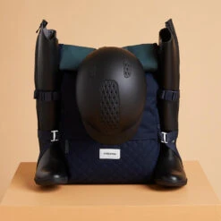Sac à Dos D'équitation 30L - Vert Et Bleu. -Fournitures Équestres Magasin sac a dos dequitation 30l vert et bleu 6