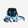 Sac De Pansage + Brosses équitation LAMI-CELL Bleu Et Gris