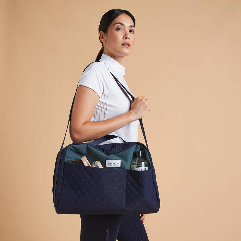 Sac De Pansage équitation 22L - 900 Vert Et Bleu. 2 Sac De Pansage équitation 22L - 900 Vert Et Bleu. – Image 2