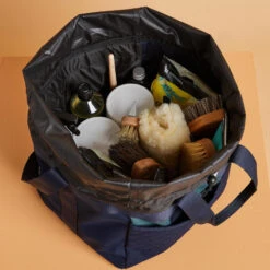 Sac De Pansage équitation 25L - 500 Vert Et Bleu -Fournitures Équestres Magasin sac de pansage equitation 25l 500 vert et bleu 3