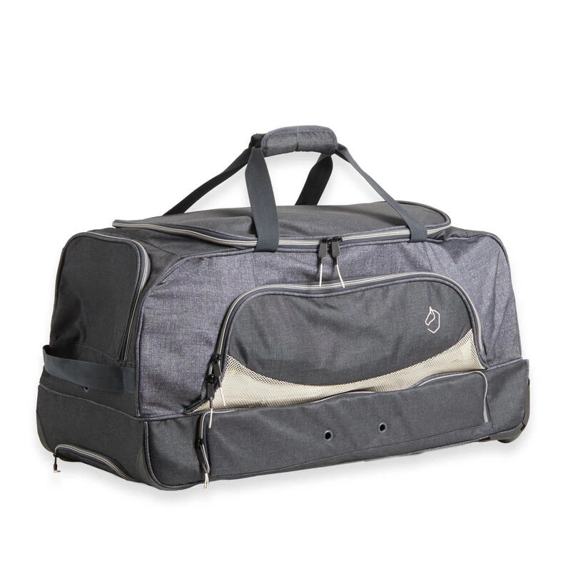 Sac De Transport à Roulettes équitation TROLLEY 80 L Gris Et Lin. 2 Sac De Transport à Roulettes équitation TROLLEY 80 L Gris Et Lin. – Image 2