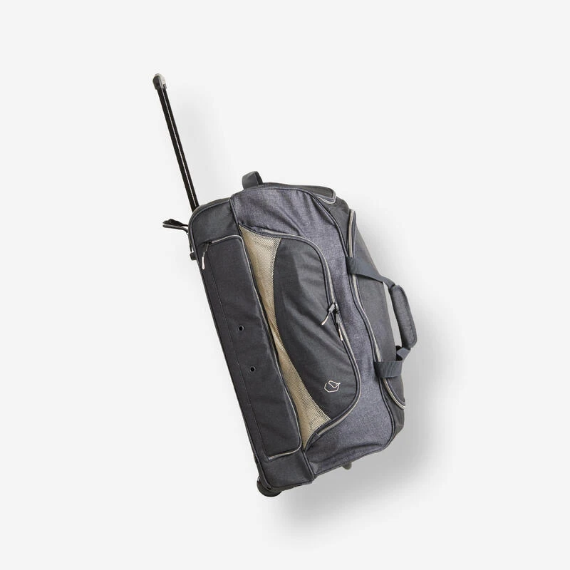 Sac De Transport à Roulettes équitation TROLLEY 80 L Gris Et Lin. 1 Sac De Transport à Roulettes équitation TROLLEY 80 L Gris Et Lin.