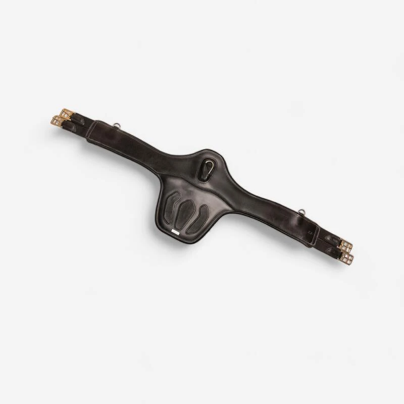 Sangle Bavette équitation Cuir Cheval Et Poney - 900 Noire 1 Sangle Bavette équitation Cuir Cheval Et Poney - 900 Noire